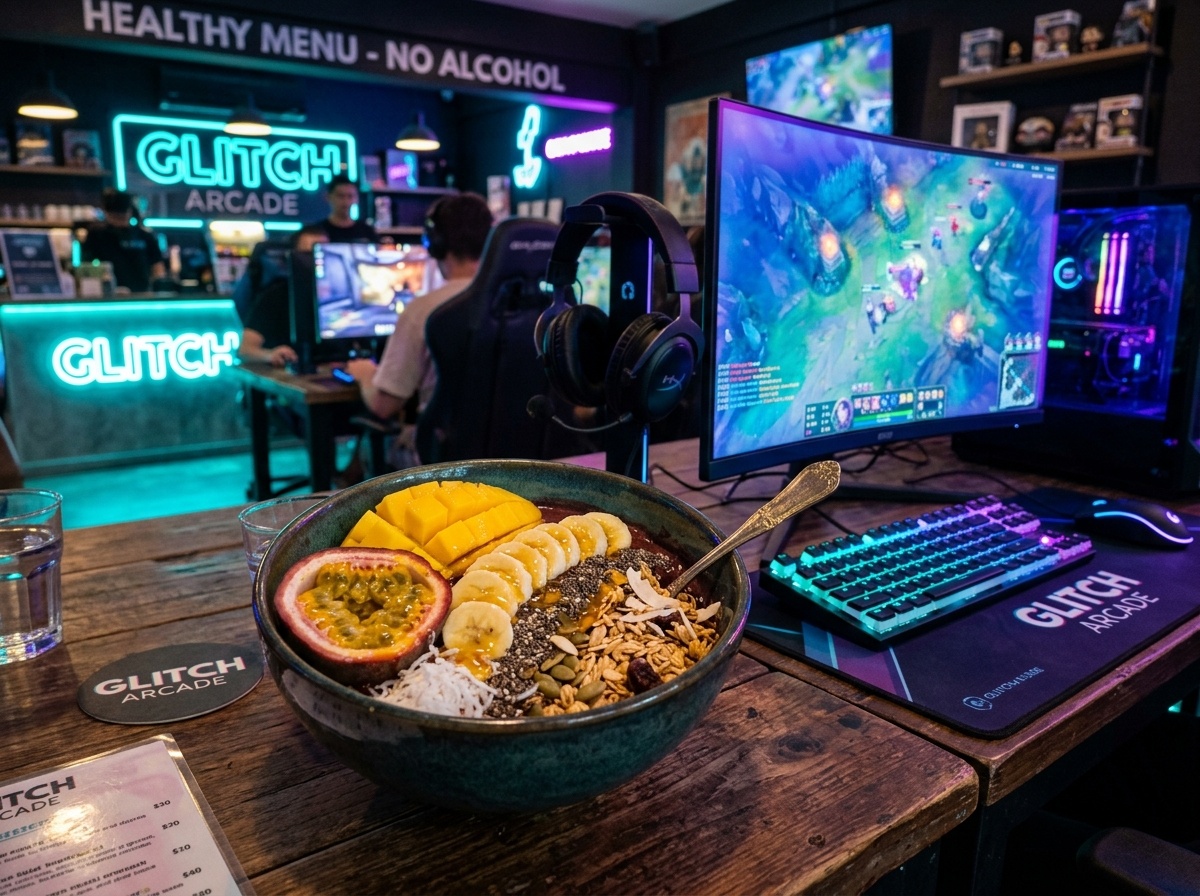 Bowl açaí gaming cafe Venezuela