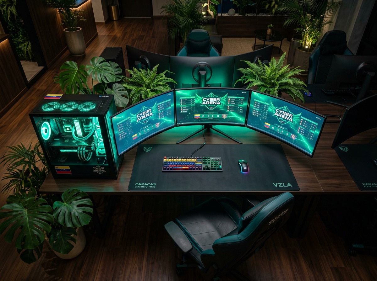 Setup torneos gaming Valencia Venezuela